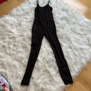 Black bodycon jumpsuit